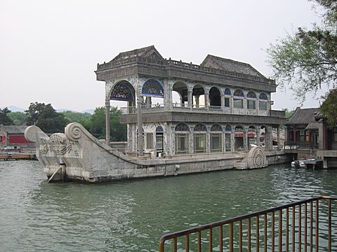 Peking - Sommerpalast - Marmorschiff