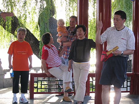 Peking - Bei Hai Park - Musiker