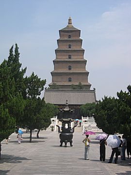 Big Wild Goose Pagoda - Da Cien Temple