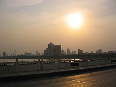 Luoyang - Sonnenuntergang