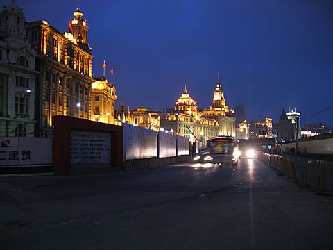 Shanghai - Bund bei Nacht