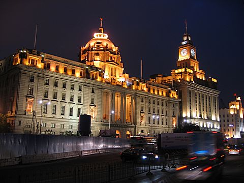 Shanghai - Bund bei Nacht