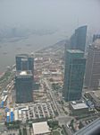 Blick auf Shanghai vom Oriental Pearl