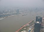 Blick auf Shanghai vom Oriental Pearl