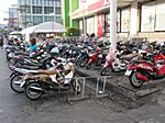 Moped Parkplatz